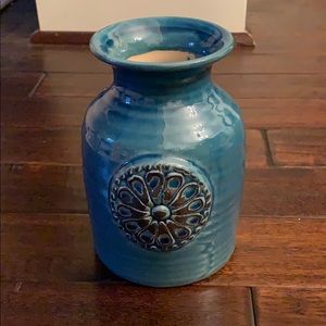 Giftcraft Life Well Styled Blue Ceramic Vase